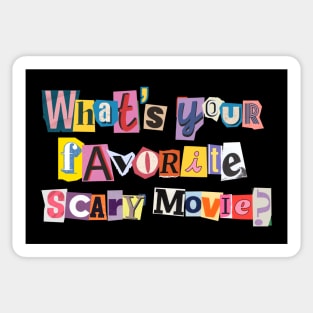 Wanna Watch Scary Movies? Sticker